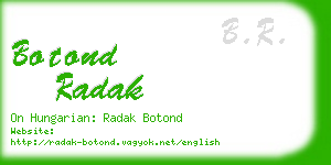 botond radak business card
